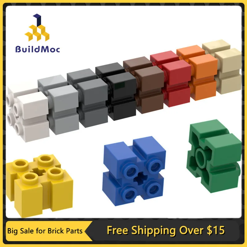 10Pcs MOC Parts 90258 Brick Special 2 x 2 Compatible Bricks