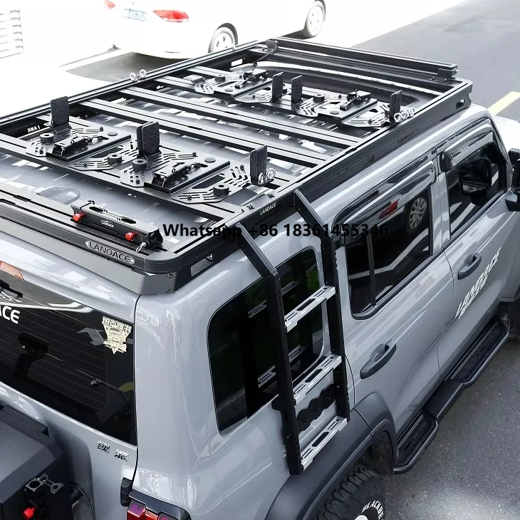 

Aluminum Roof Rack Heavy Load Roof Luggage Carrier Platform System 4x4 Car Roof Racks for 300