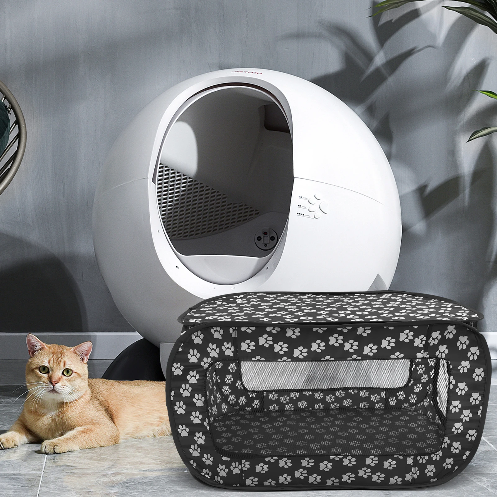 

Pet Tent Cage Oxford Cloth Foldable Travel Portable Decorative Cat House Playpen for Small Dogs Cats Pet Supplies
