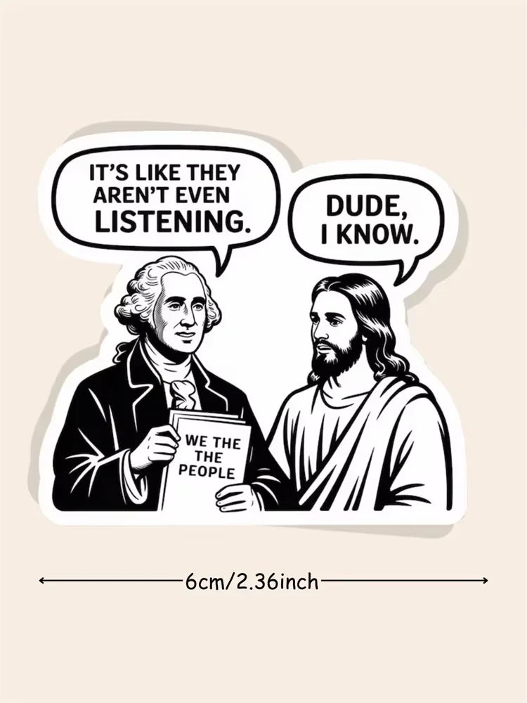 10 PCS Funny Meme Sarcastic Religious & Political Decal - 