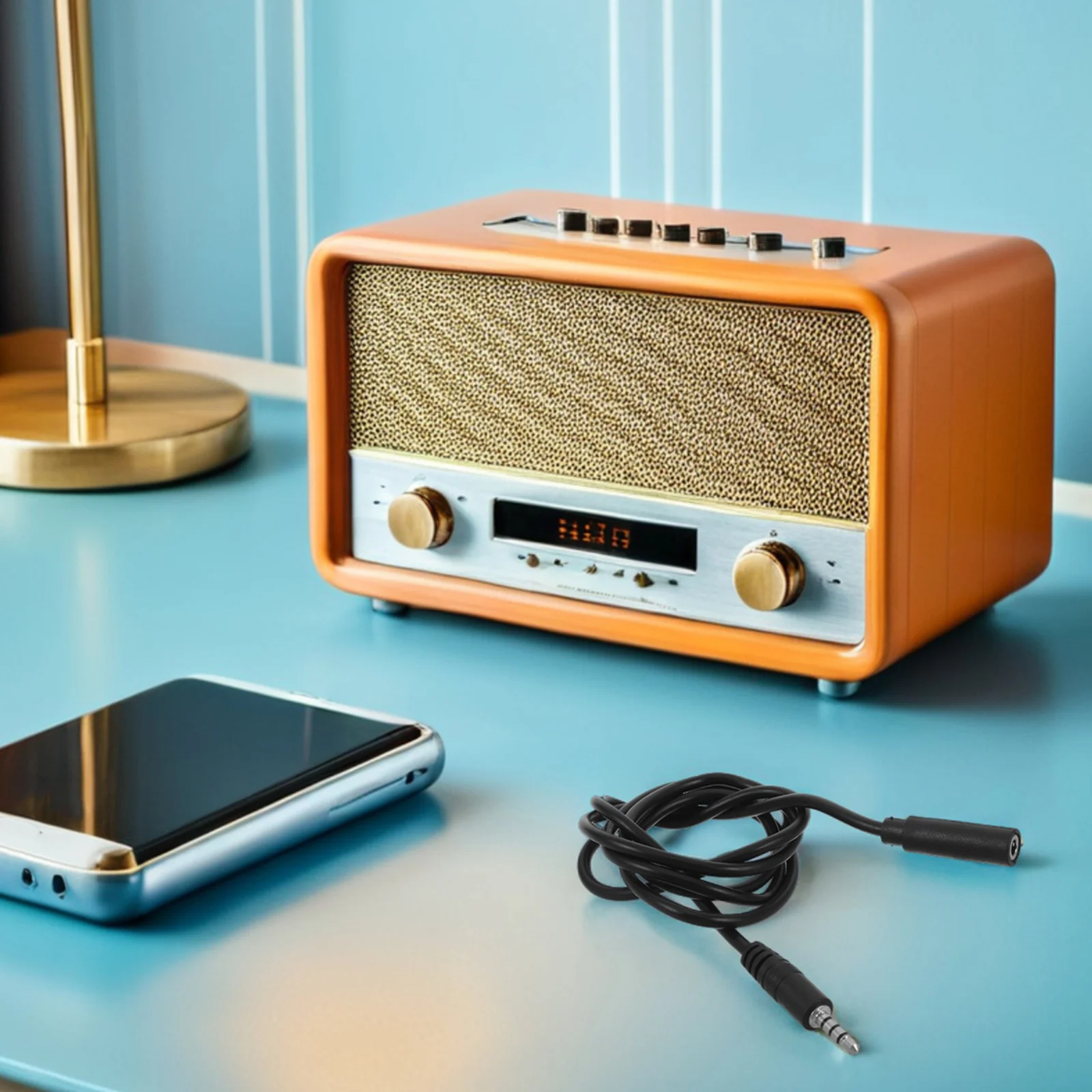 

5Pcs Audio Extension Cable 3.5mm Male to Female Headphone Jack Aux Cord for Microphone Computer Speaker Studio Use Stereo Sound