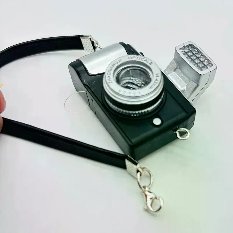 1 조각 인형 집 액세서리 인형 인형 집 미니어처 디지털 SLR 카메라 모델을위한 홈 인테리어