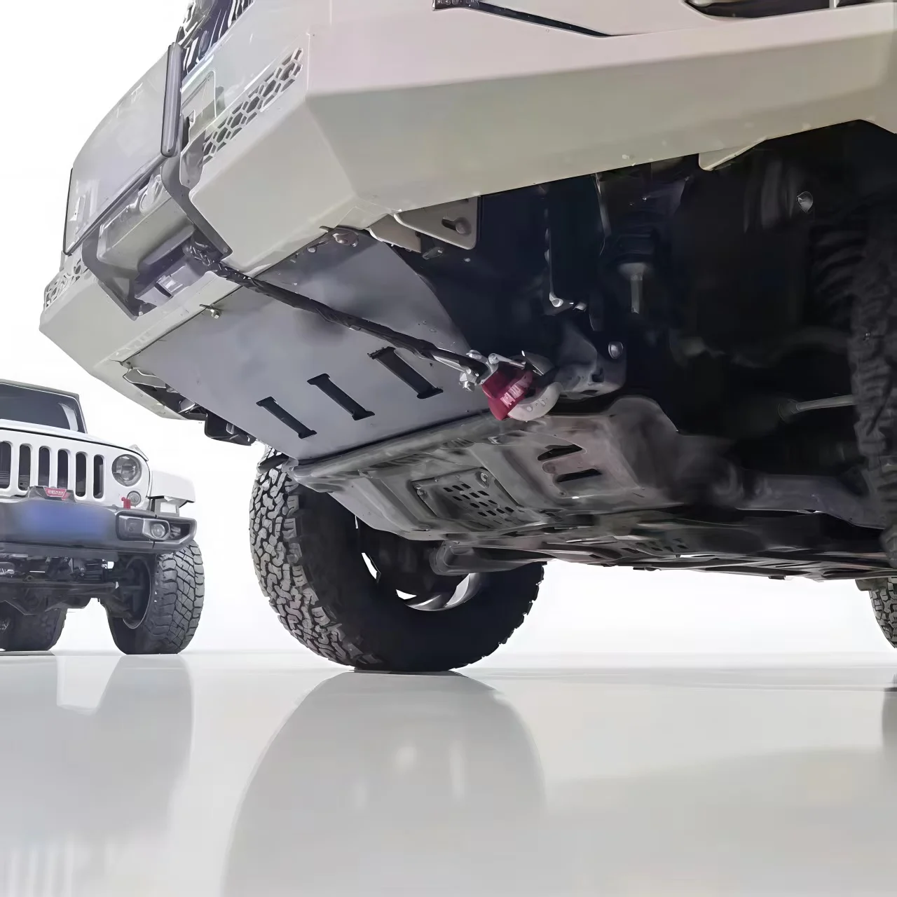 

for LC150 Sand Dune Off-Road Front Bumper with Winch Mount Rear Bumper with Tail Lights Enhance Protection Impact-Resistant