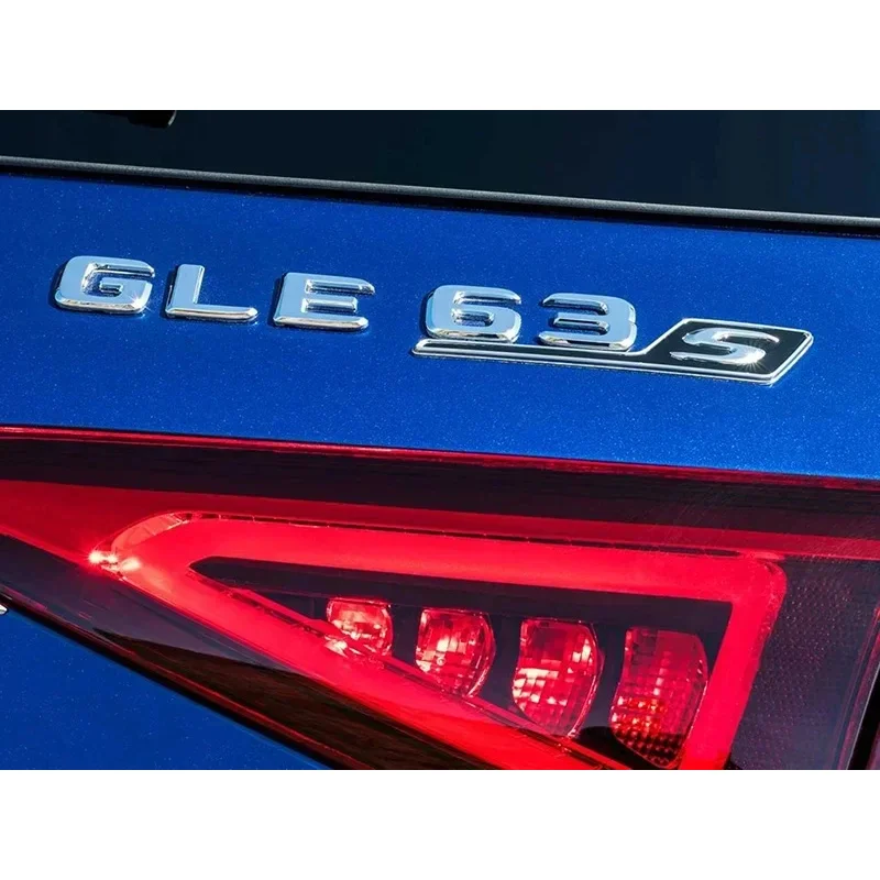 

3D ABS Letters Car Rear Trunk Badge Sticker GLE 43 53 63 320 350 400 450 500 Emblem Logo For Mercedes-Benz W167 W166 Accessories