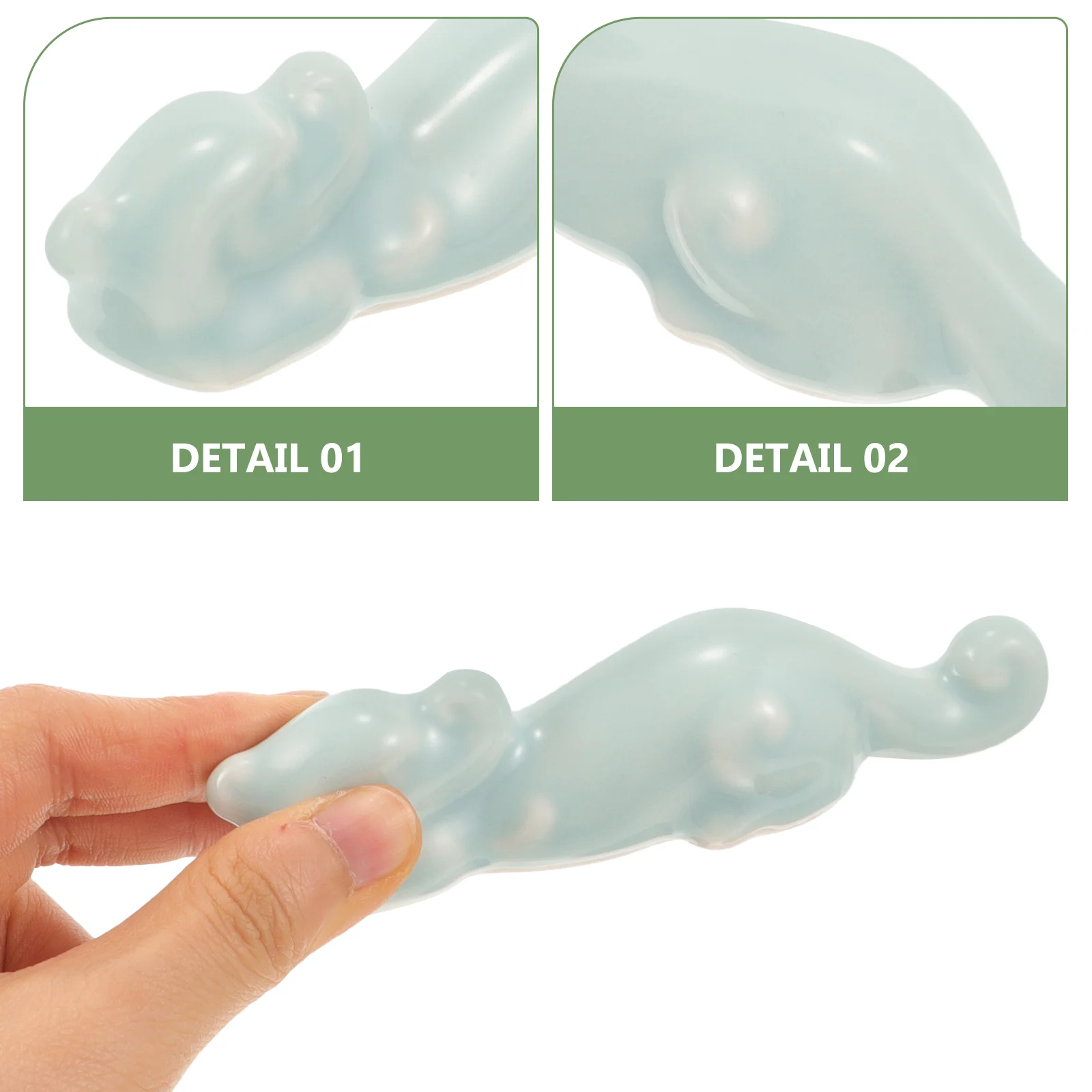 

Chinese Writing Brush Rack Ceramic Holder Calligraphy Pen Make Brushes Ink Stand