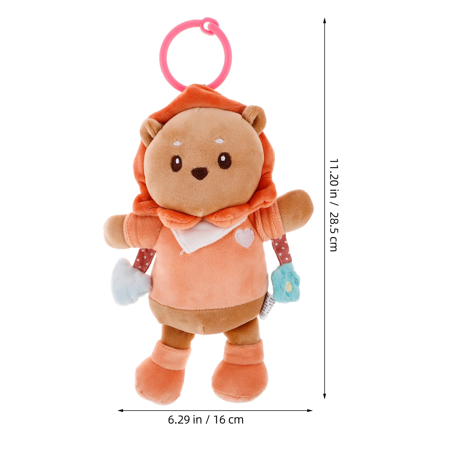 Schattige leeuw hangend voor baby-autostoeltje kinderwagen wieg zacht knuffeldier sleutelhanger reizen entertainment pasgeboren baby kinderen mini