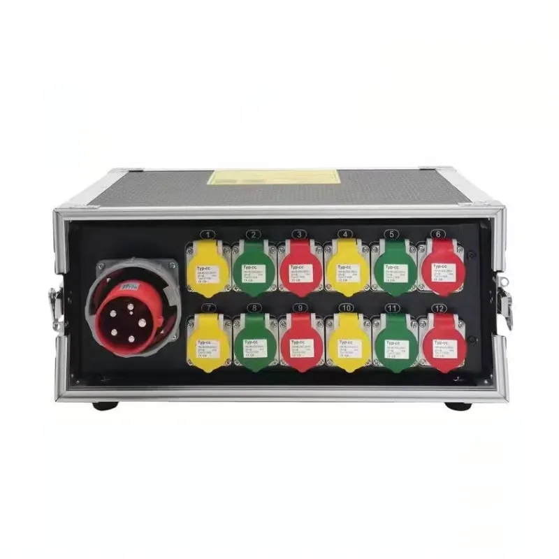 Power Distribution Distro Equipment Box for Led Stage Input 63A 5P Outputs 16A Can Be Customized