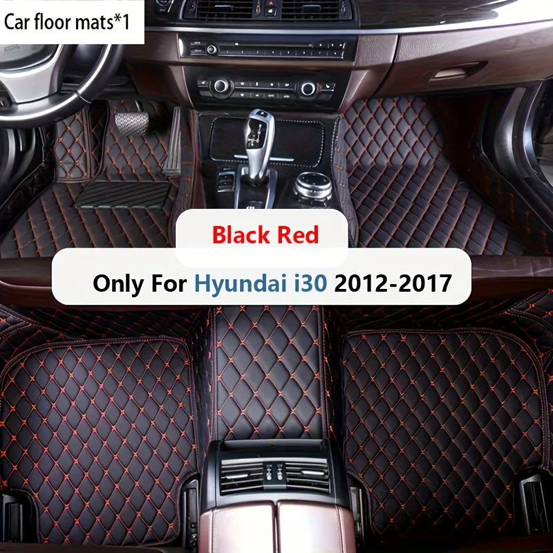 

Автомобильные коврики по индивидуальному заказу для HYUNDAI I30 2012-2017, прочная искусственная кожа, простая установка, подходит для защиты от любых погодных условий