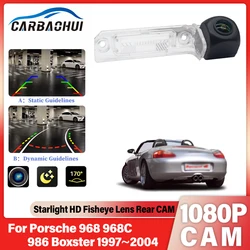 Telecamera di retromarcia per visione notturna telecamera di Backup HD CCD grandangolare per Porsche 968 968C 986 Boxster 1997 ~ 2000 2001 2002 2003 2004