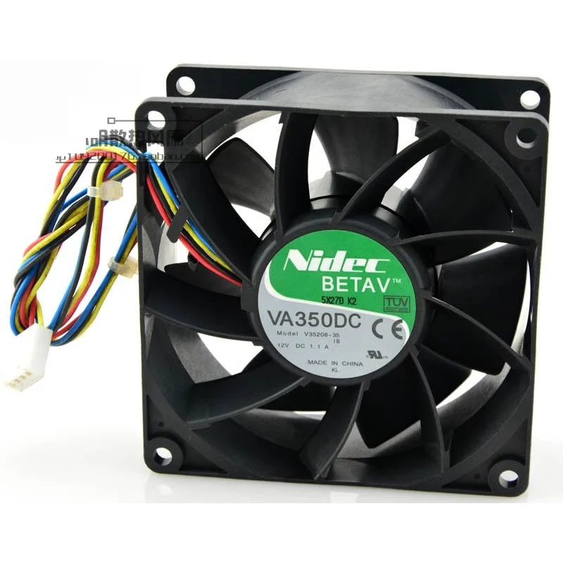 

New Cooler Fan For Nidec VA350DC V35208-35 9038 12V 1.1A X3100 Cooling Fan 9cm 90×90×38mm