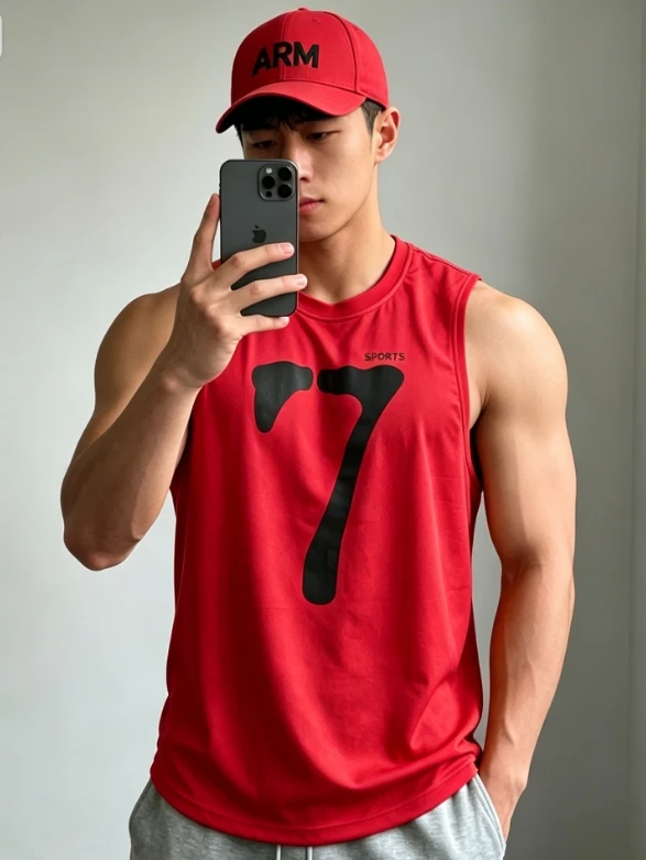 Summer Men's Basketball Jersey 7 Men's Sleeveless Original T-Shirt Training Basketball Vest Sports