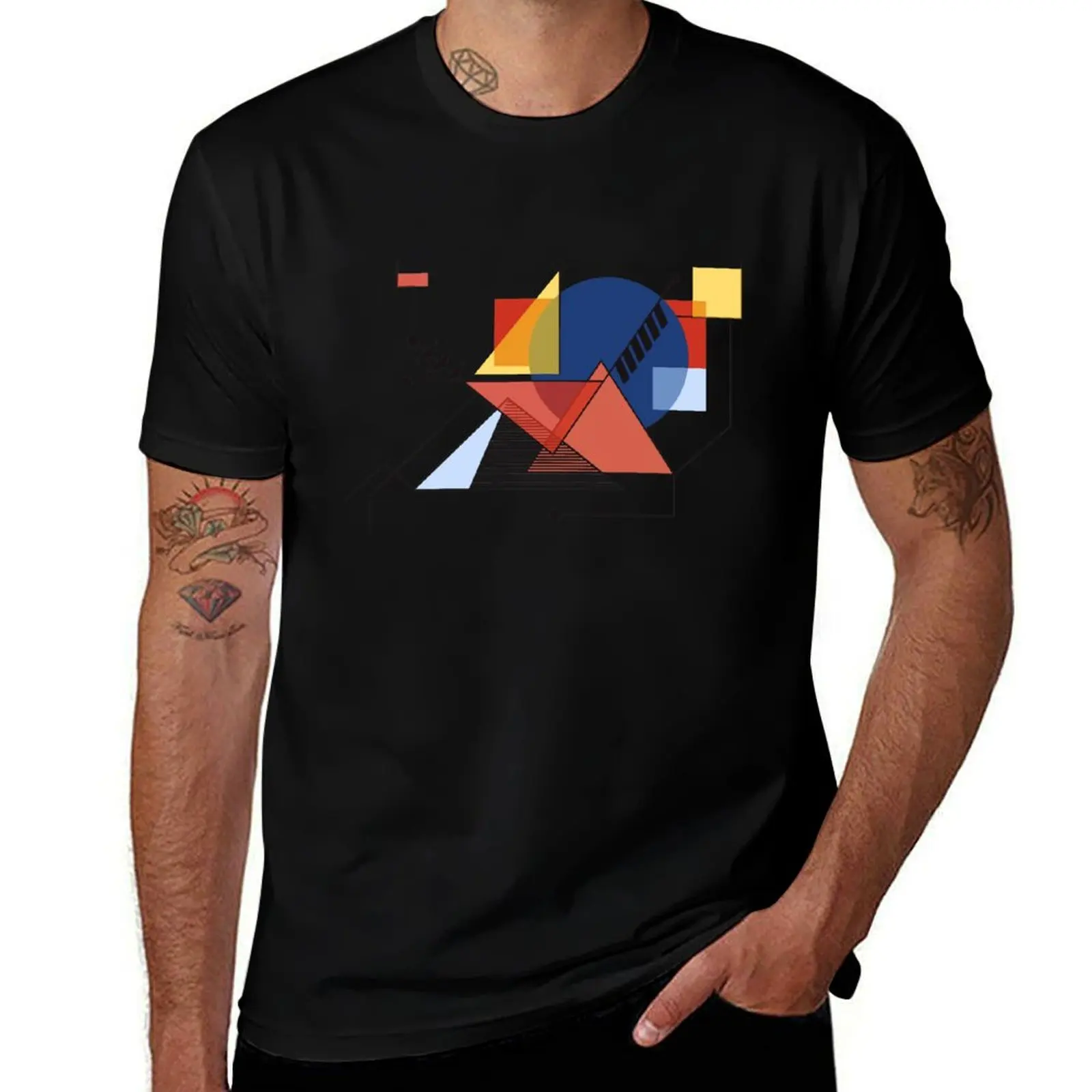 

Geometric Abstract #14 T-Shirt customs new edition rapper graphic tees tops t shirts for men cotton