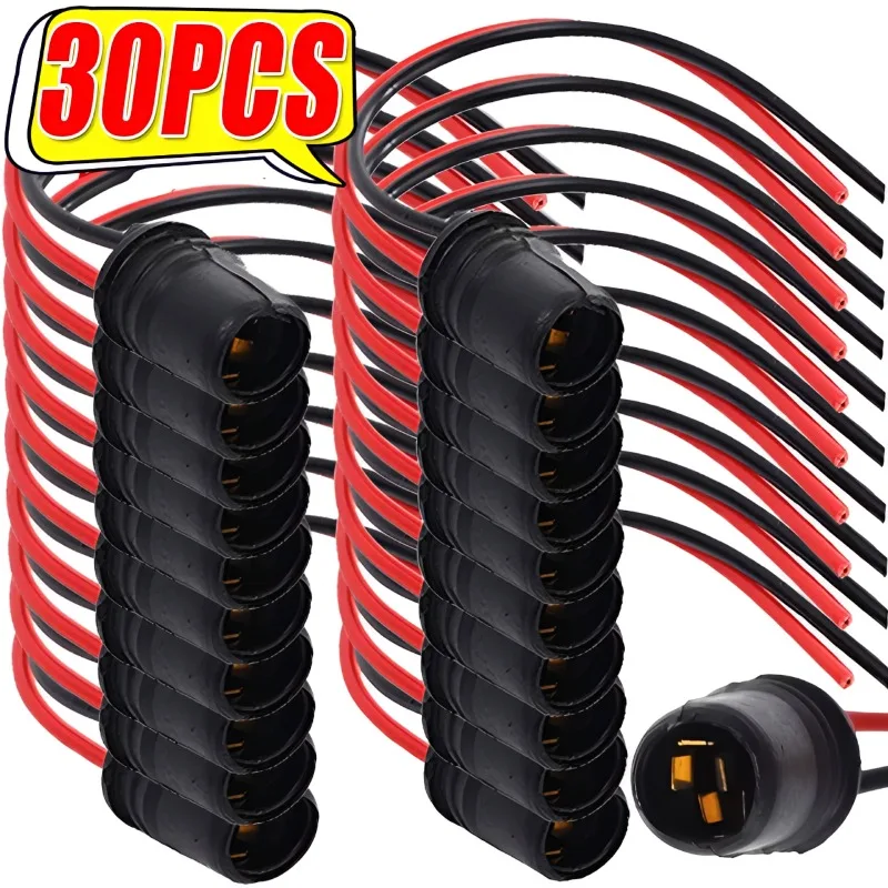 

Automotive Accessory Light T5 T10 W5W Bulb Socket LED Adapter Connector for Car and Motorcycle Instrument Panel Lights