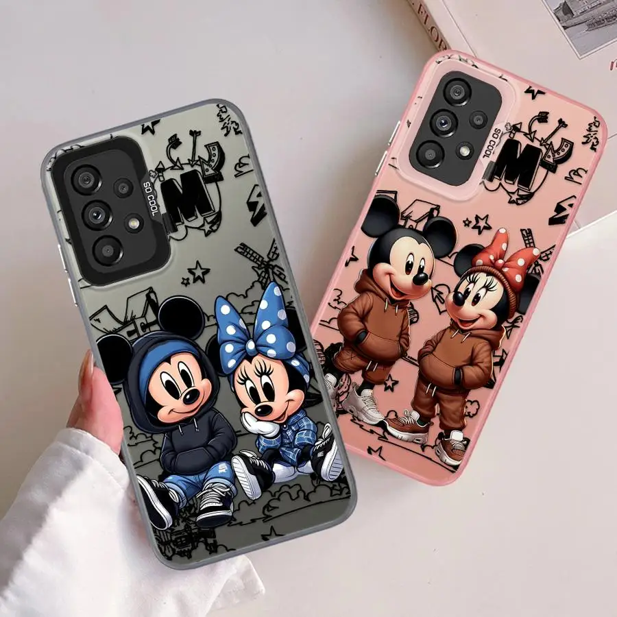 

Case For Samsung For Galaxy A25 A23 A12 A32 A16 A34 A14 A13 A15 A24 A22 Soft Cover Disney Mickey Minnie Mouse
