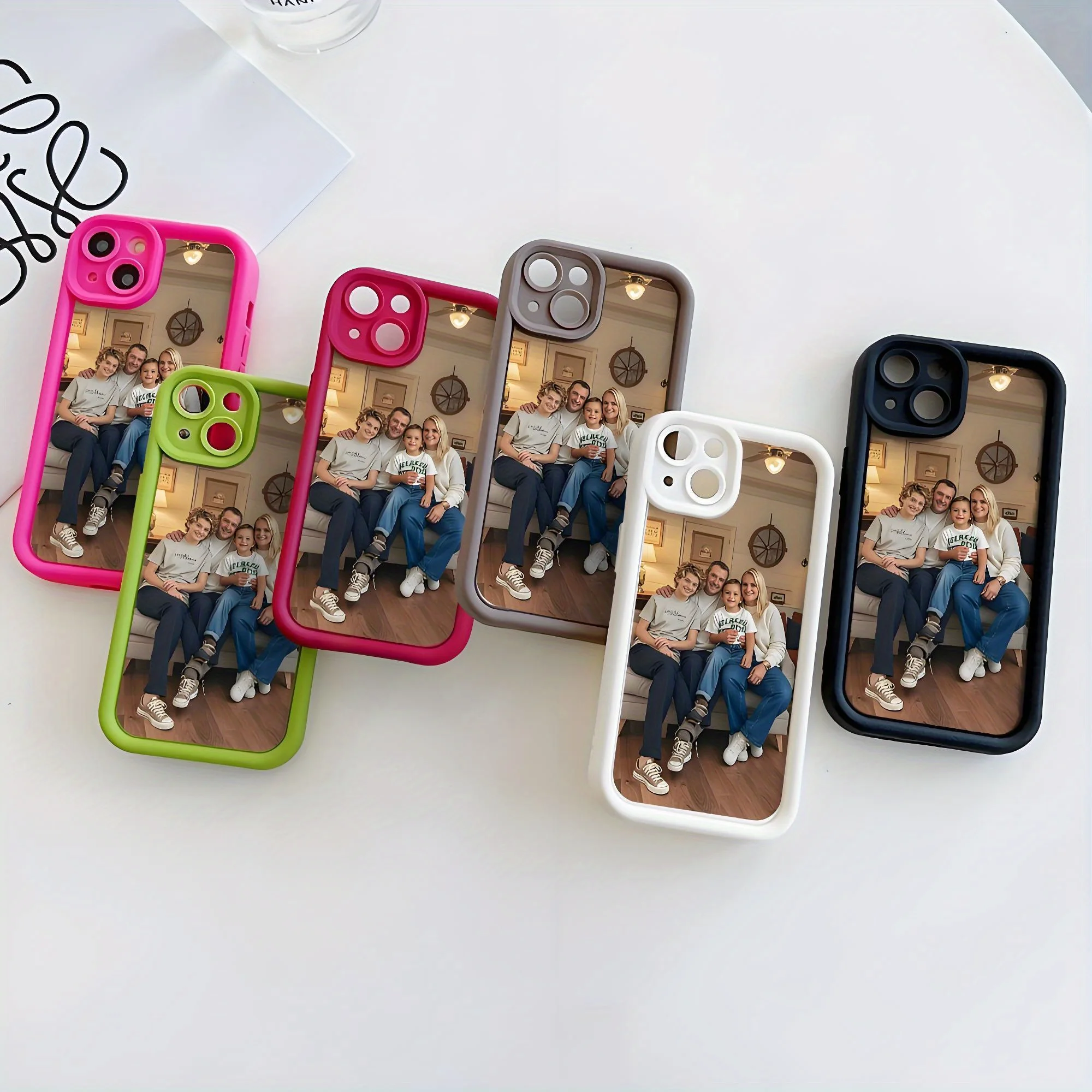 DIY adamantium customized photo phone soft case For iPhone 16 15 14 13 12 11 Pro Max SE 2020 2022 XS XR Plus protective cover - náhled 6