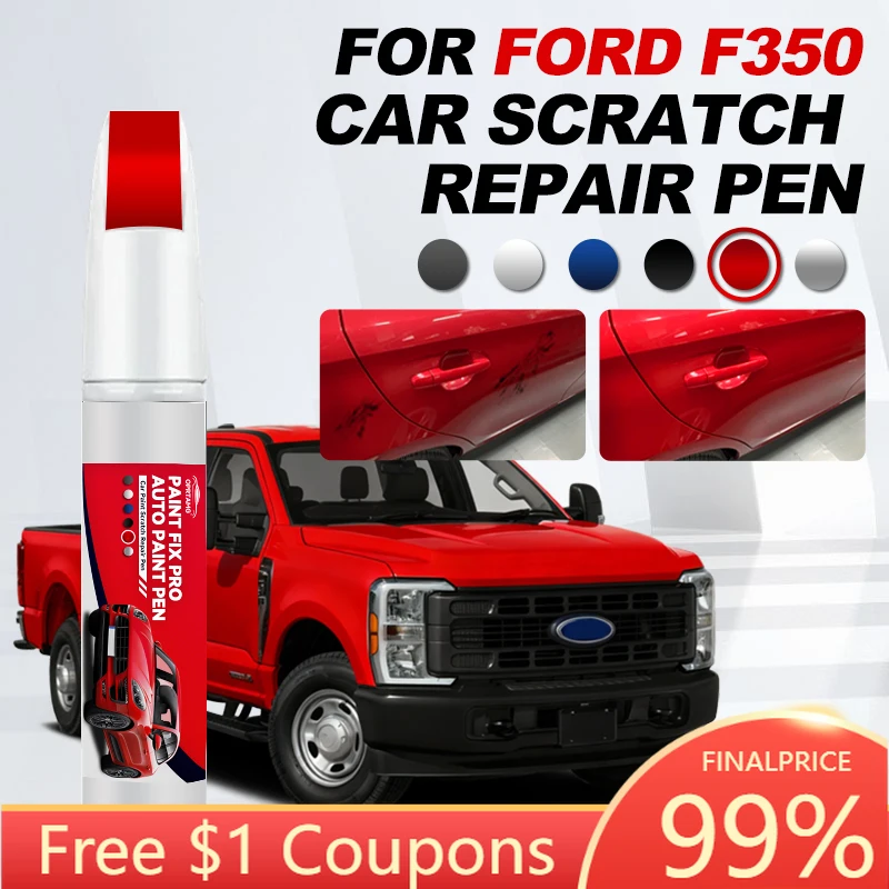 

Specific Vehicles Paint Pen For Ford F350 1990-2026 Paint Repair Pen Touch Up Scratch Remover DIY Auto Accessories Black White S
