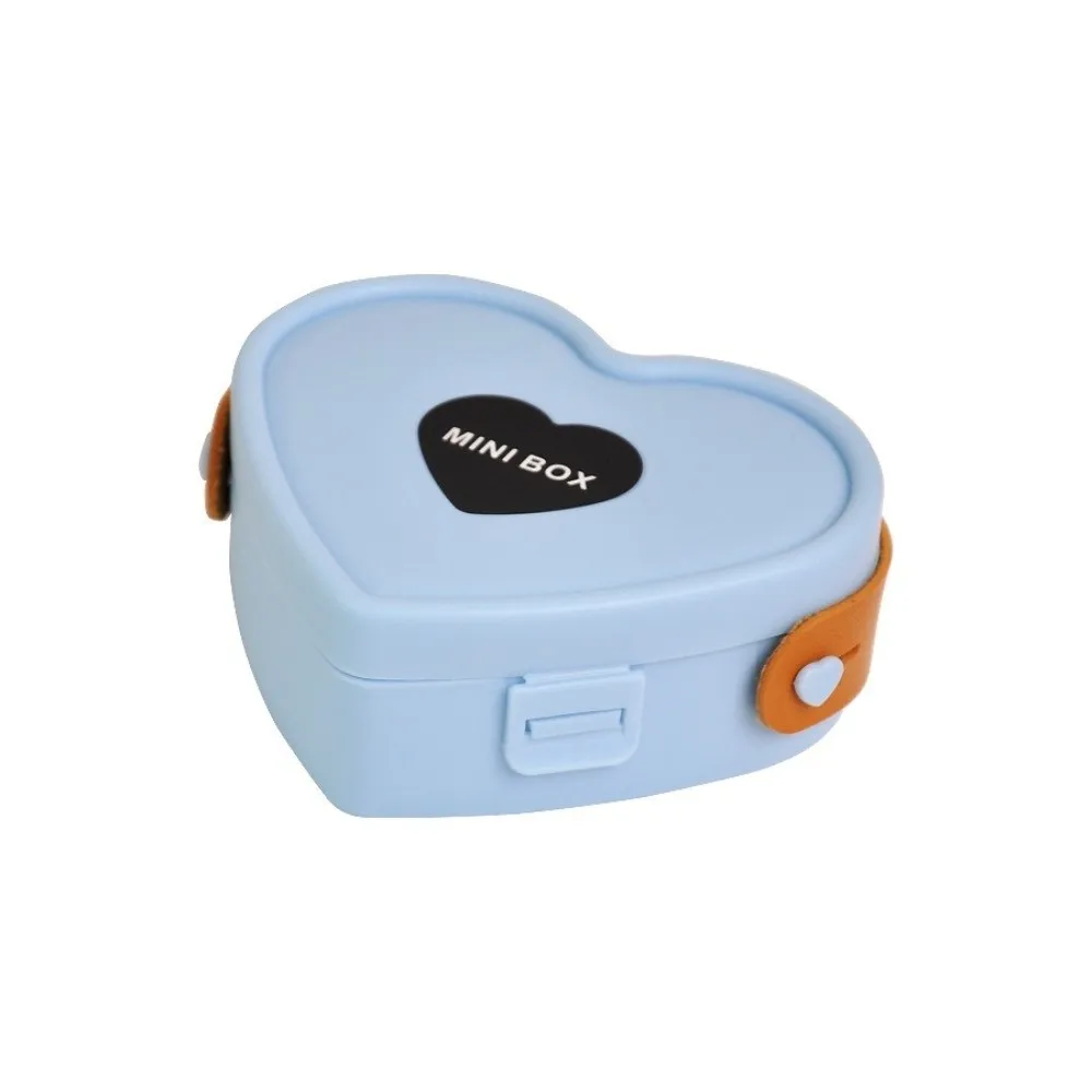 

Простая пластиковая шкатулка для украшений в форме сердца, мини-органайзер для путешествий, футляр для демонстрации украшений с защелкой