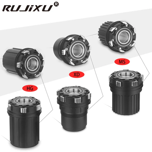 Imagen 2 del producto RUJIXU Rear-Boost 12x150, buje de bicicleta de aluminio, 32 agujeros 120 clics 5 rodamientos MTB bicicleta de montaña buje de freno de disco HG MS XD 8-12s