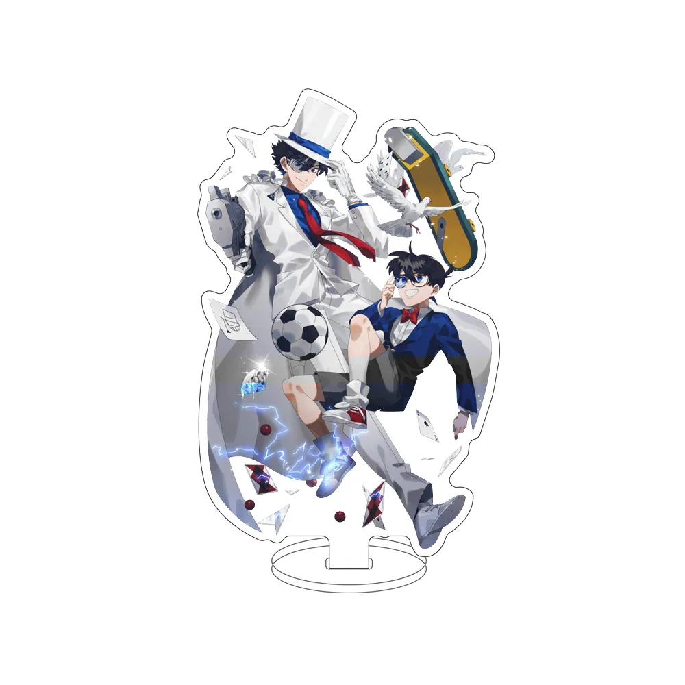 Detective Conan Anime Merchandise Acrylic Stand Ornament Gift Shuichi Akai Kaito Kid Shinichi Kudo Ran Mori Keychain Jewelry - view 3