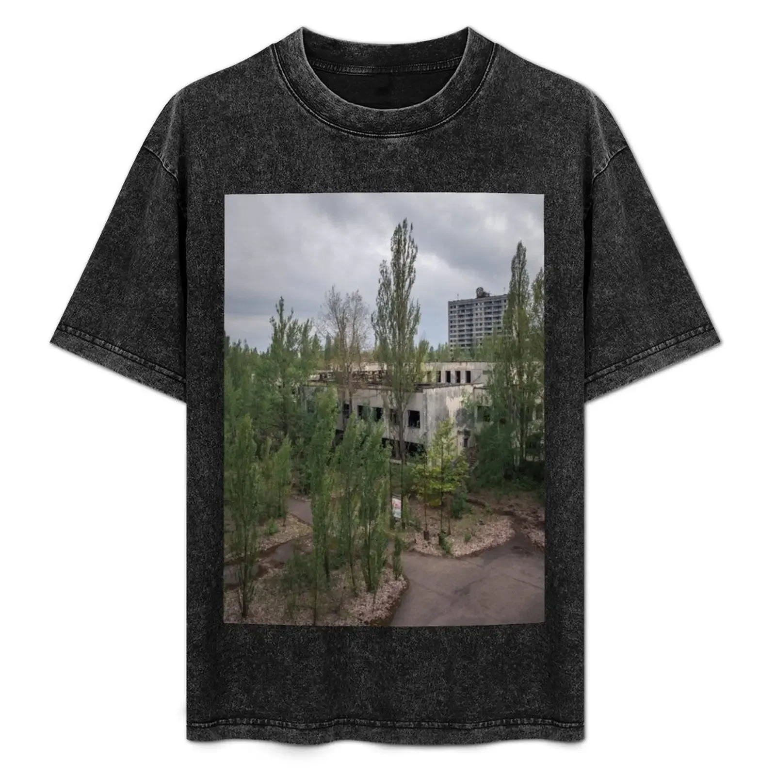 

PRIPYAT GHOST TOWN T-Shirt Basic Regular Fit Casual T-Shirt