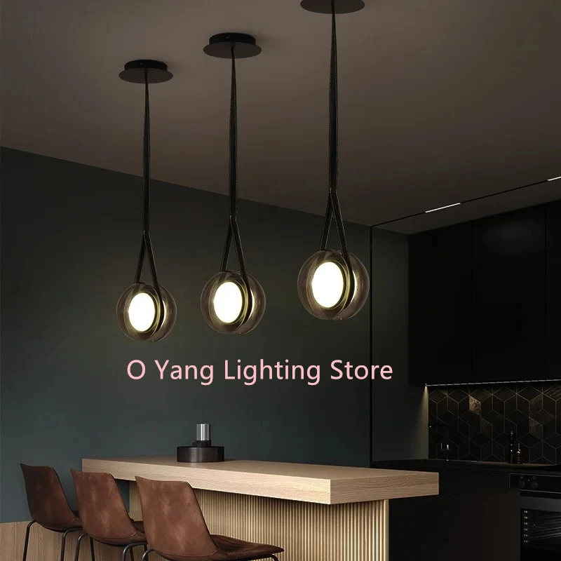 

15 см современный минималистичный светильник для ресторана, пепельница, стеклянная лампа, скандинавская прикроватная лампа для спальни, дизайнерский подвесной светильник с художественным украшением