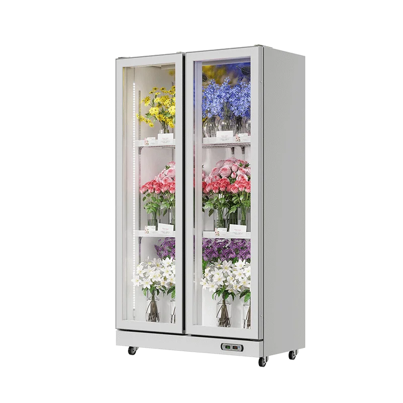Factory Supply Floral Storage Refrigerating Display Equipment Commercial Flower Refrigerator Cooler