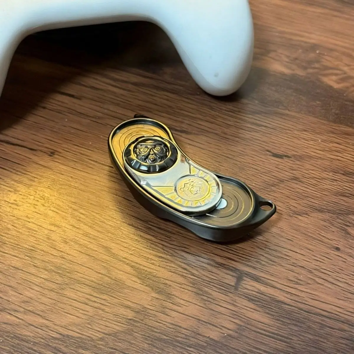 EDC Pea Push Slider Zinc Alloy Magnetic Haptic Coin Solid Build Compact Toy Relieve Stress Help Calm Emotions for Adults