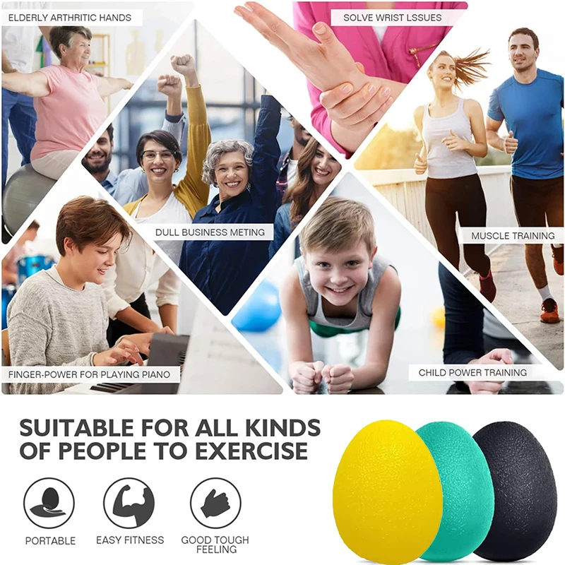 Silicone Grip Strength Equipment for Golfers Grip Strength Devices for Gym Fitness Grip Strength Equipment and Pressure Reducers image 2