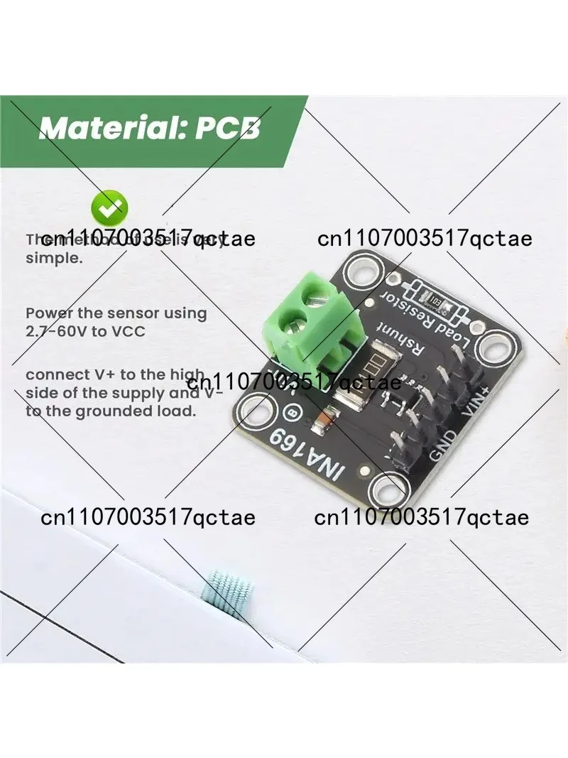 DC Current Sensor Module 2.7-60V 5A INA219 Breakout Board for Arduino