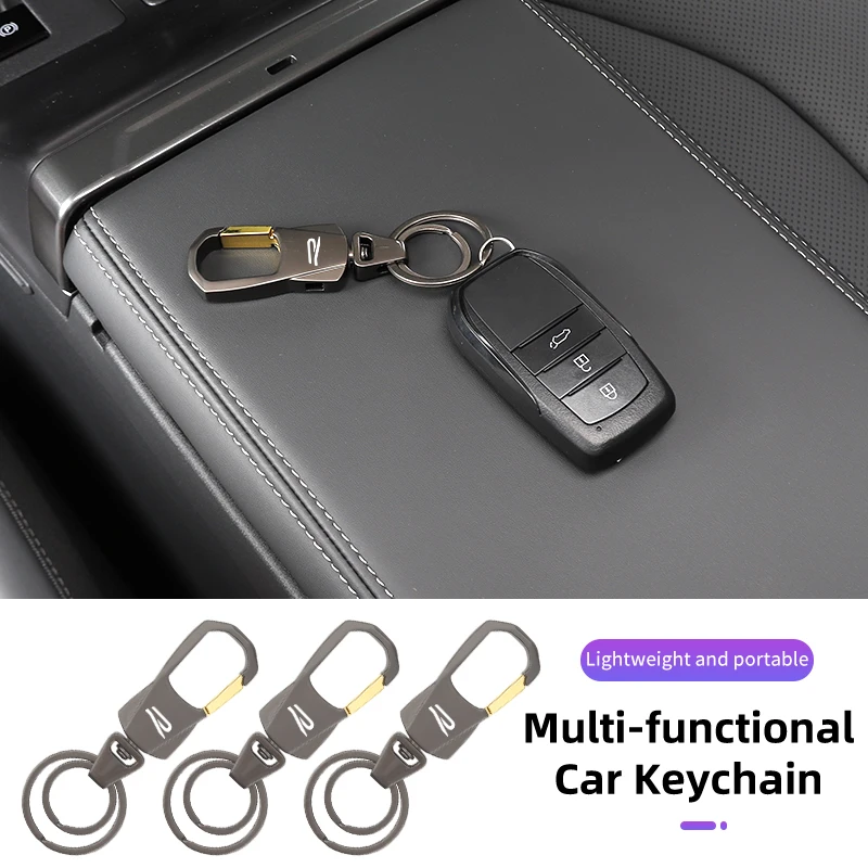Car Key Chain Durable Key Ring Pendant Waist Chain Ring Buckles Accessories For Volkswagen VW Passat Golf Tiguan Polo Scirocco