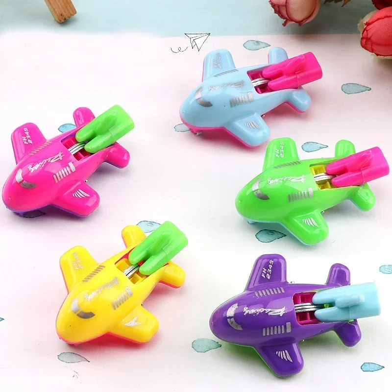 20Pcs Mini Aircraft Plane Whistle Taxiing Power Pull Back Car Toys for Kids Birthday Party Favors Baby Shower Gifts Goodie Bag