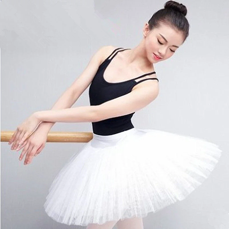 Falda de ballet para niños, falda de ballet para adultos, media falda, falda de baile para niñas, falda para práctica de danza, falda para actuación de ballet