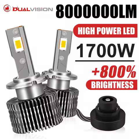 Dualvision D2S D4S LED Headlights HID D3S D1S D5S D8S D1R D2R D3R Turbo LED 800000LM CSP Chip 6000K White 4300K 8000K Plug&amp;Play
