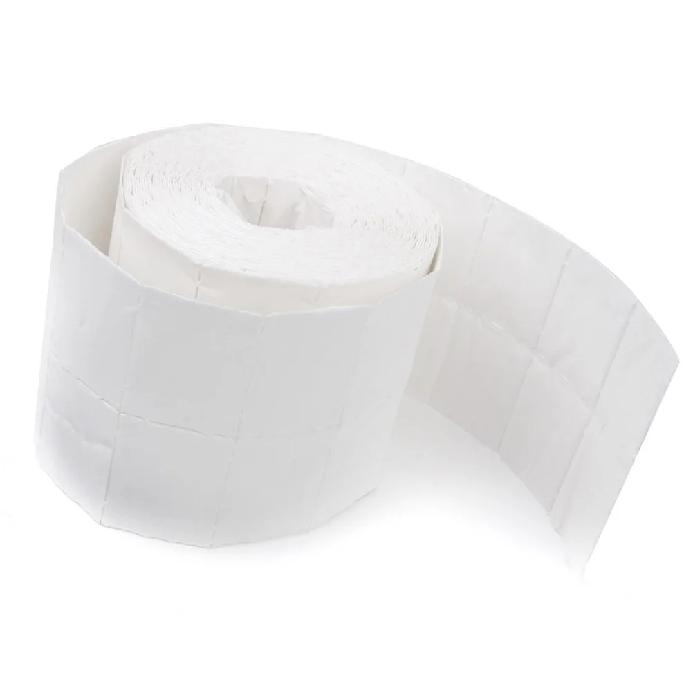 500 Stück Nagellackentferner-Pads aus Baumwolle, Papierwerkzeuge, Taschentücher, Tipps, Maniküre-Ausrüstung, Faser