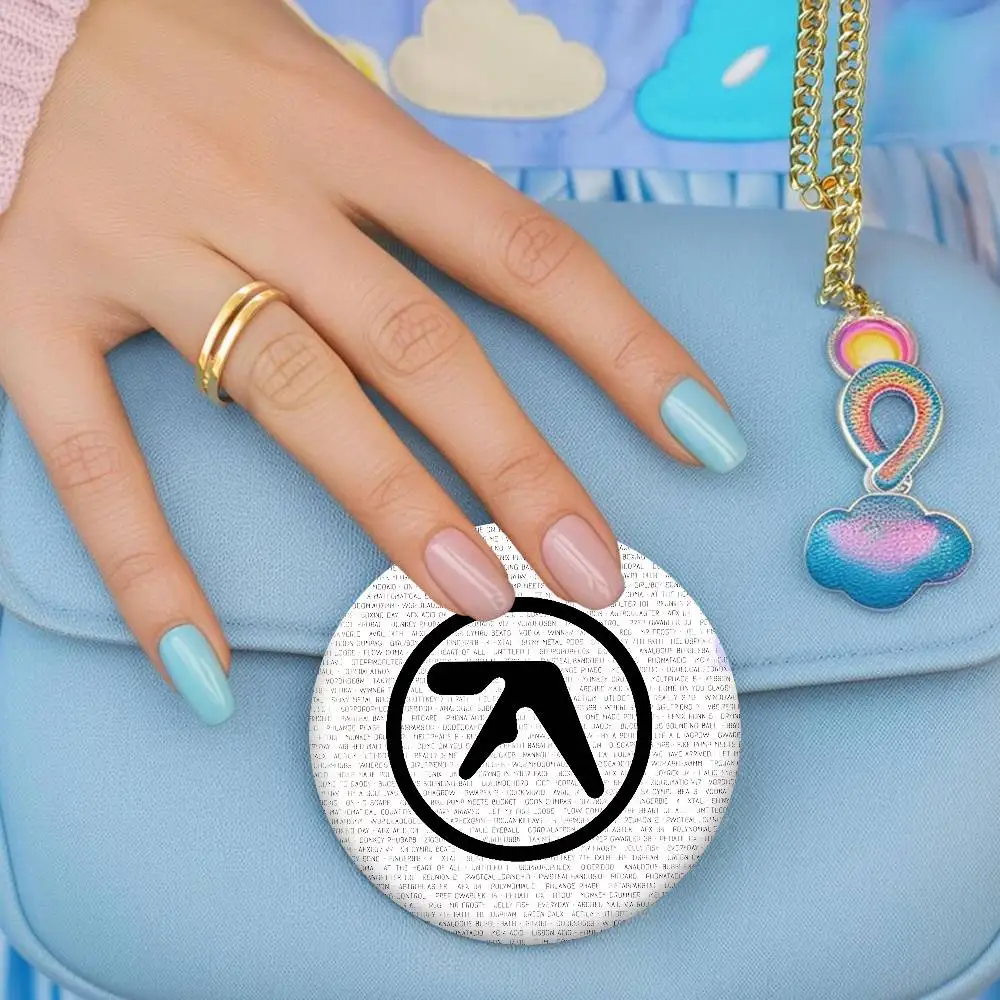 DJ A-Aphex T-Twins Cartoon Brooches Anime Badge Round Handmade Brooch Lapel Pins Jewelry for Backpack Clothes Gifts - view 5