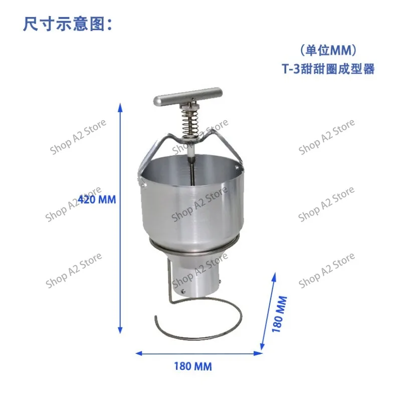 New Commercial Manual Pancake Donut Shaper Automatic Household Wheat Donut Mould 304 Stainless Steel Mould