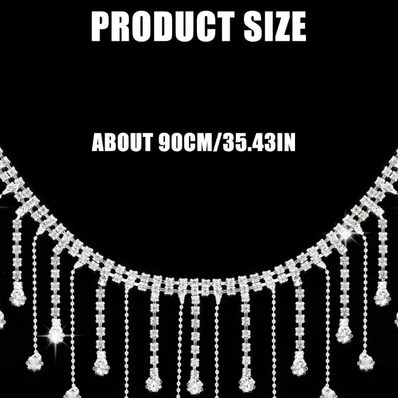 652F Shimmering Rhinestones Chain With Flexible Claws Designs For Handmade Crafting Clothing Decoration Garment Accessory