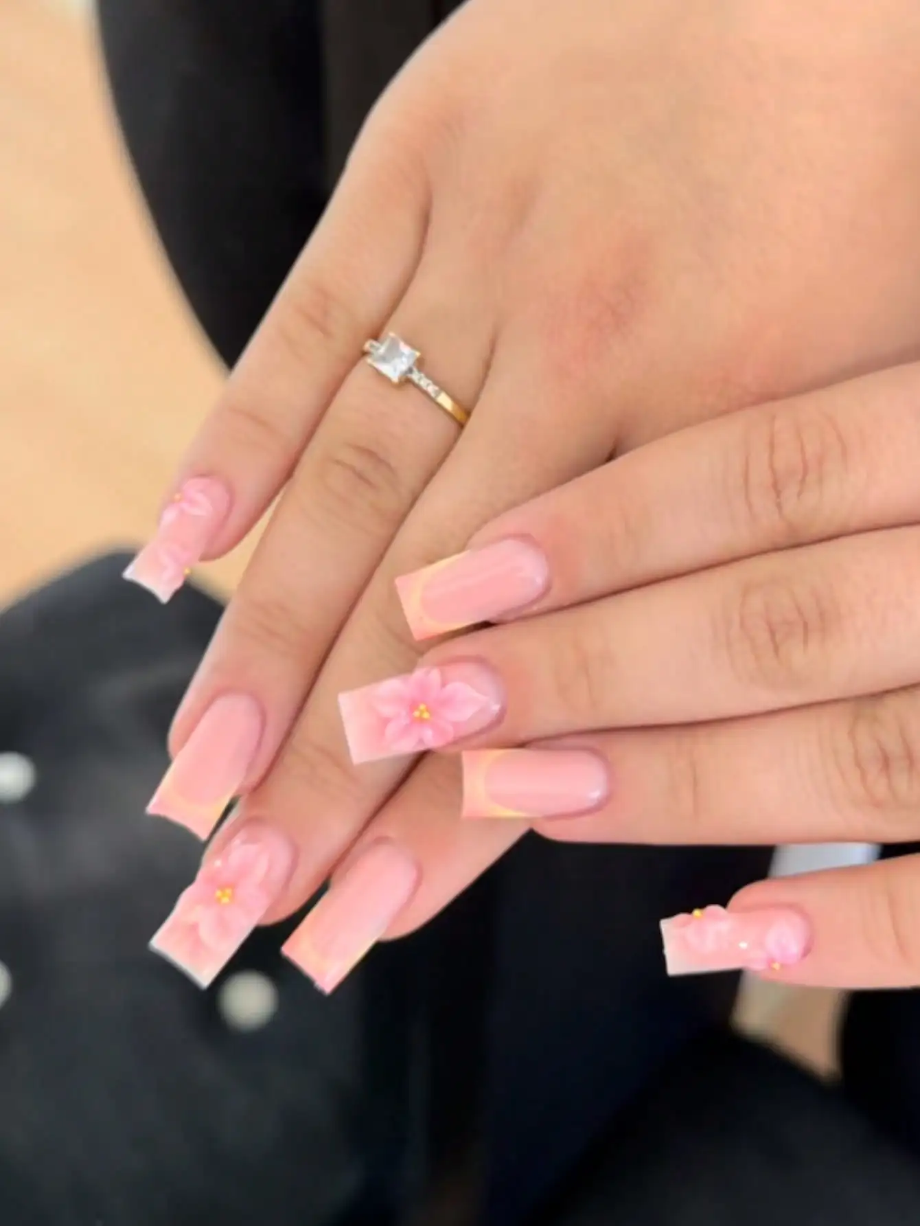 10 Pieces of Medium-Length Rec - Nail Art Gold ulasan dan harga