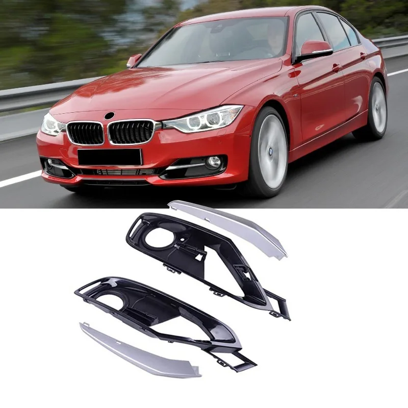 

For BMW 3-Series F30 F31 2012-2015 Front Bumper Fog Light Lamp Trim Cover Frame Lid Bezel 51117300737 51117300739