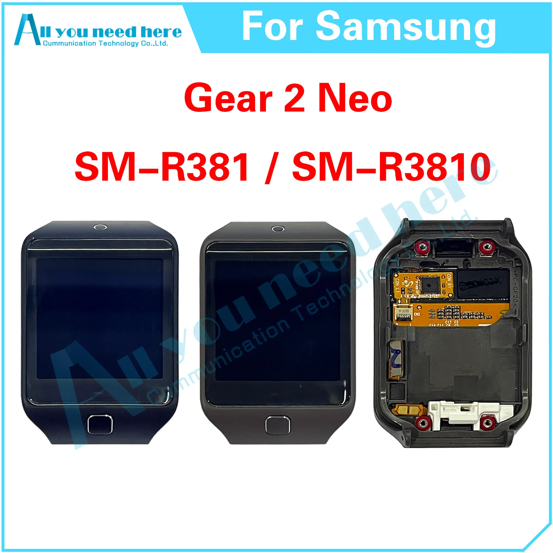 

For Samsung Gear 2 Neo SM-R3810 SM-R381 R381 R3810 LCD Display Touch Screen Digitizer Assembly Repair Parts Replacement