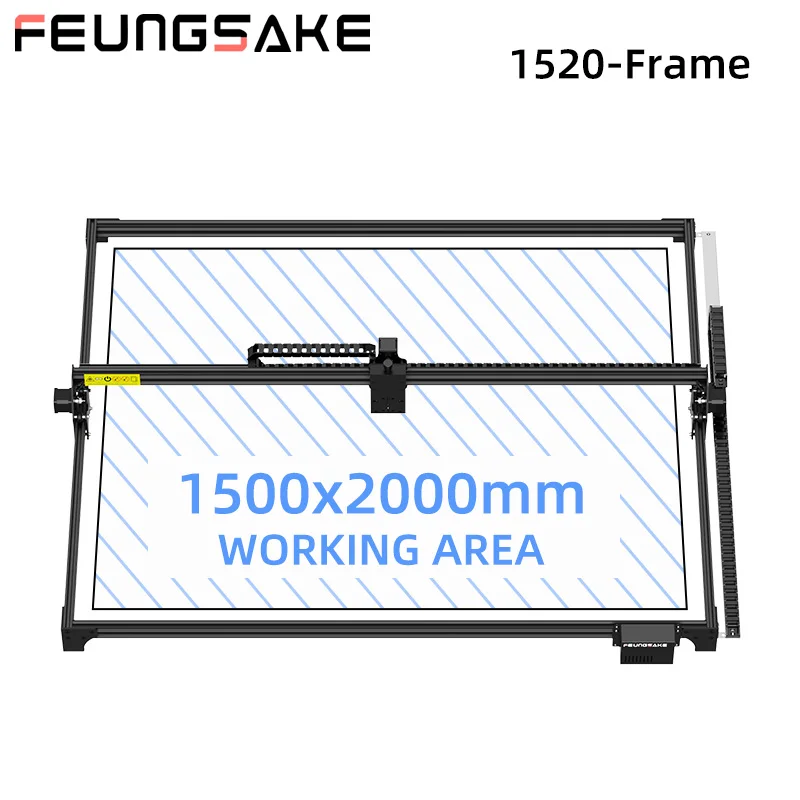 Large Laser Engraving Machine Frame Kit Wood Engraving And Cutting Machine Cnc Laser Engraver Only Frame 1500x2000mm CNC Router