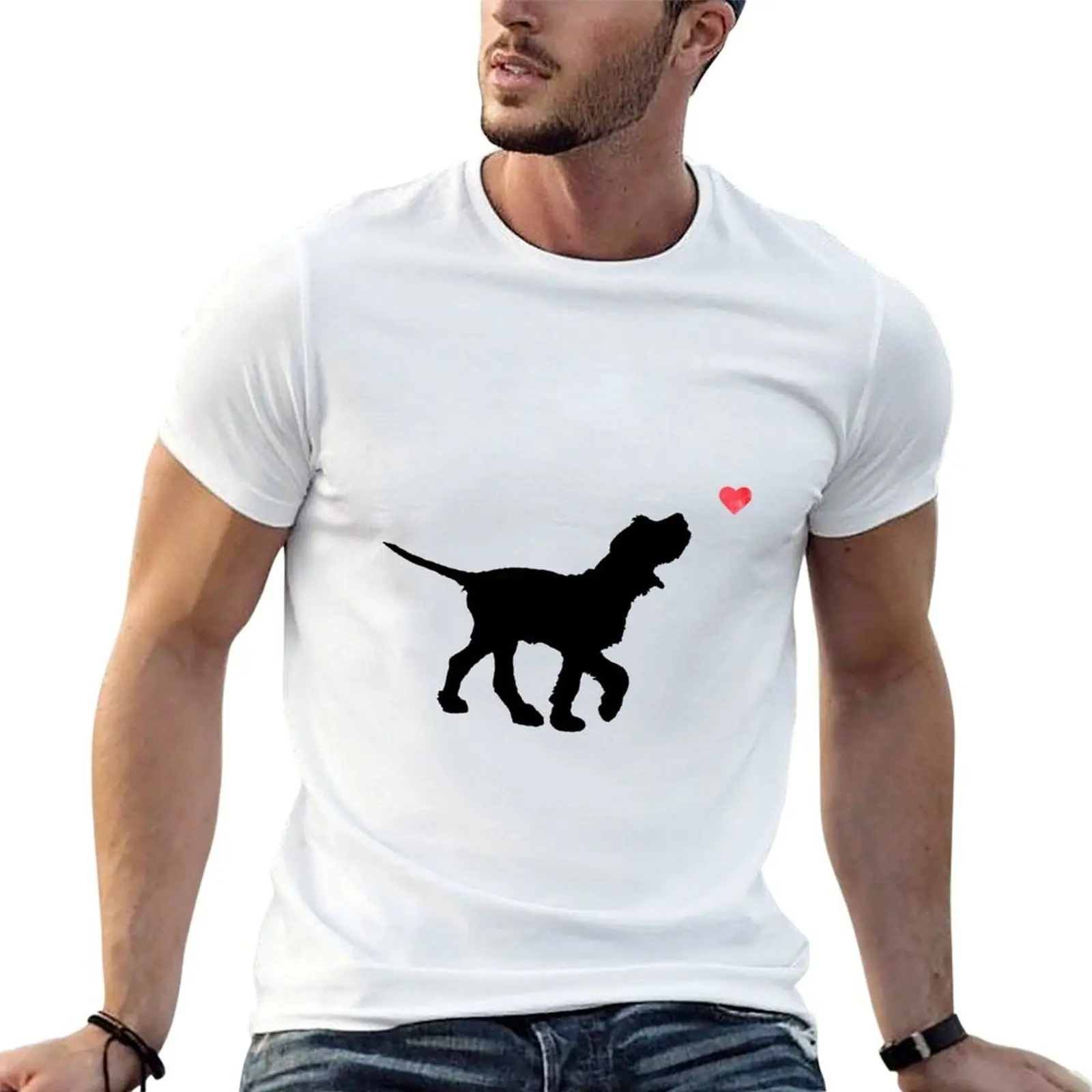 

Italian Spinone T-Shirt t shirt for man black cotton t-shirt plain for man package cotton t shirt man T-Shirt