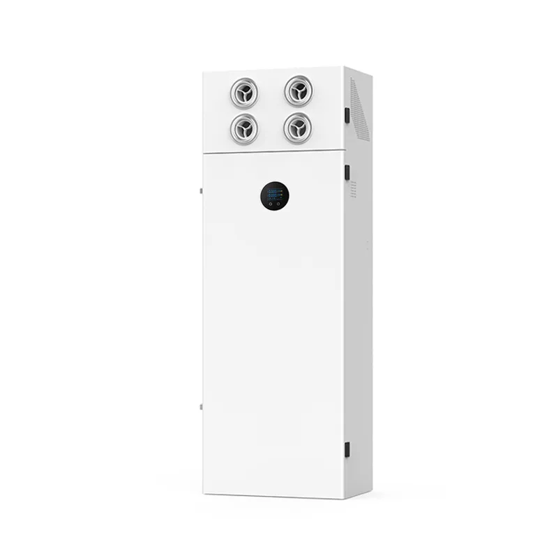 Cabinet-type Full Heat Exchange Fresh Air System, Floor-to-ceiling Two-way Flow Room Without Pipes for Household Purification