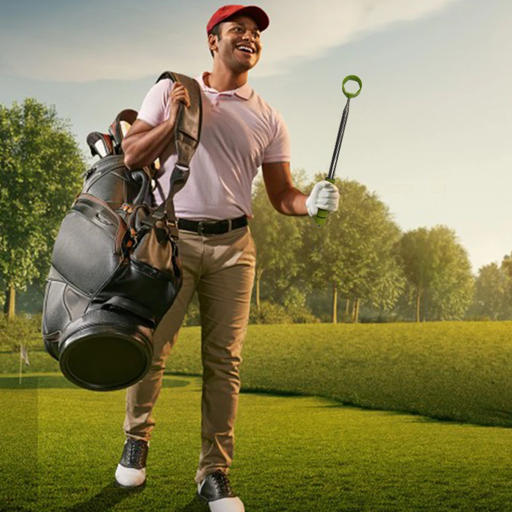 8.86 stóp piłka golfowa narzędzie do podnoszenia małych elementów kula ze stali nierdzewnej teleskopowy zbieracz piłka golfowa bez uchwyt