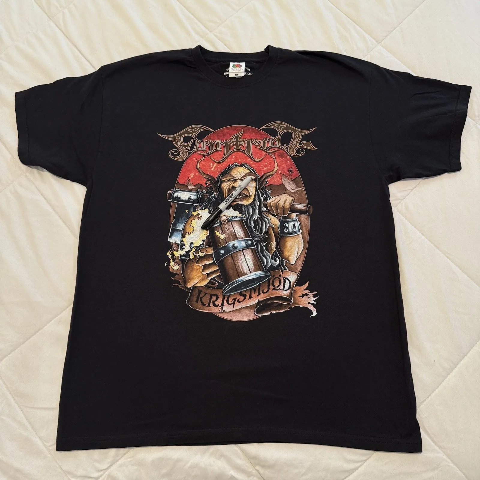 

FINNTROLL Krigsmjod Shirt XL, Emperor, Limbonic Art, Taake, Urgehal, Ensiferum