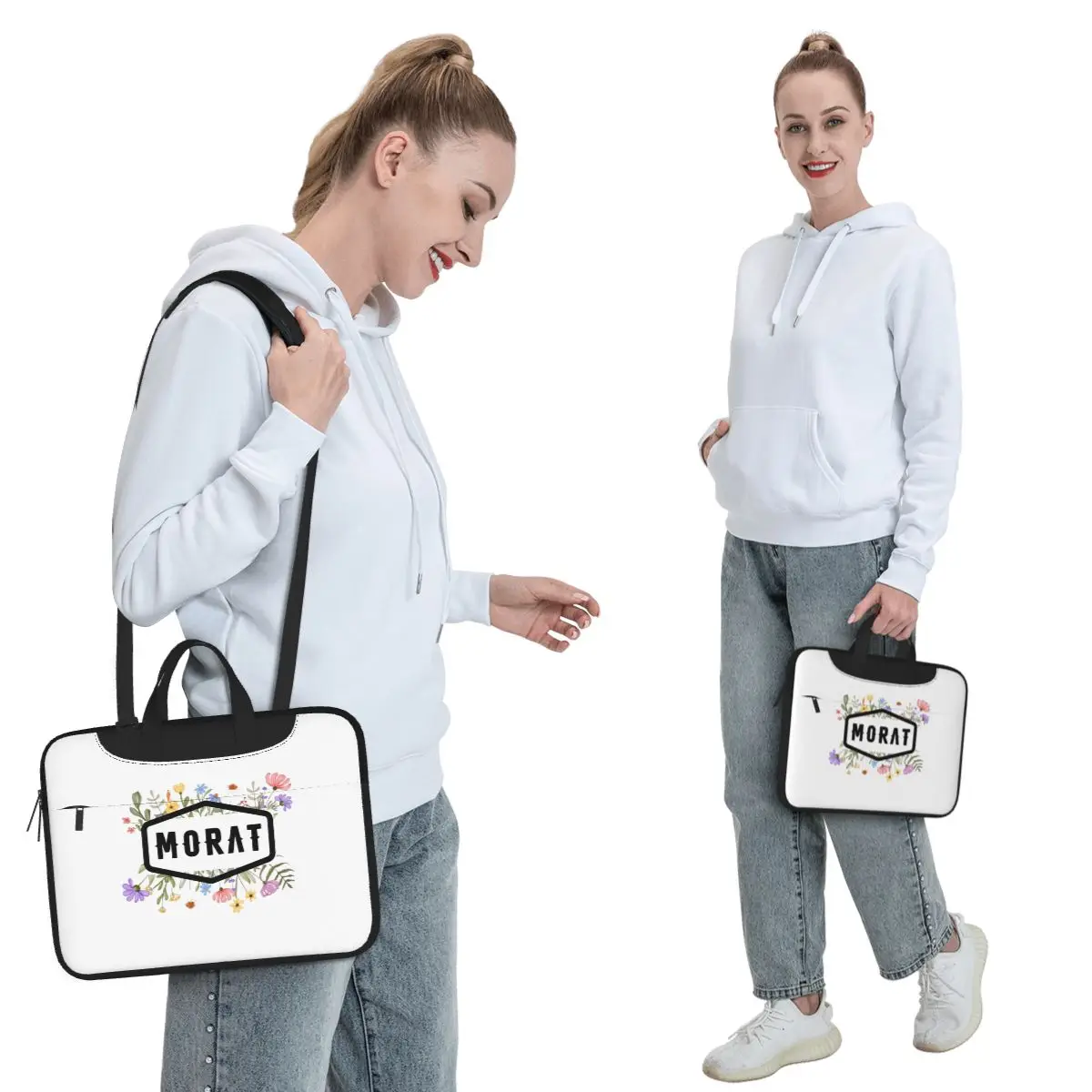 Morat Pop Band Tour Music Crossbody Laptop Bag Case Computer Bag Resistant Protective Notebook Pouch for Macbook Pro Lenovo