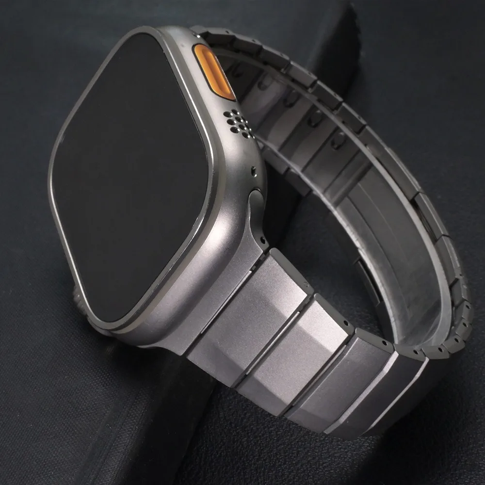 Schnellverschluss-Einstellarmband für Apple Watch Band 49 mm 46 mm 45 mm 44 mm Edelstahlarmband für Serie 10 9 8 7 6 5 4 Ultra