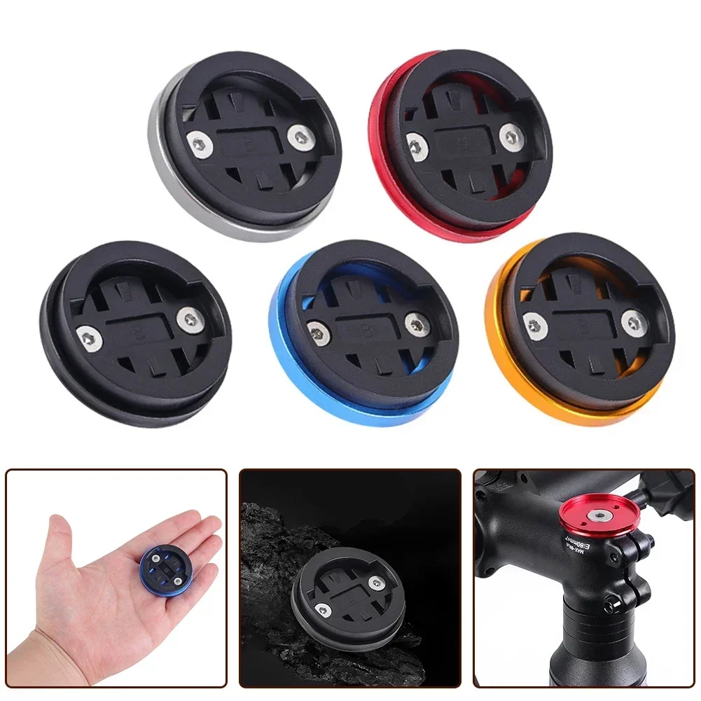 Bike Computer Holder Stopwatch GPS Speedometer Mount Bracket Stem Top Cap Suitable For GARMIN For For Bike Parts image 3