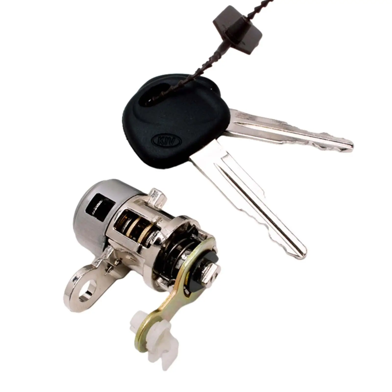 Door Lock Cylinder with 2 Keys Right Left Weatherproof Cars Replace Vehicle Universal Automobile Door Lock Door Lock Tumbler