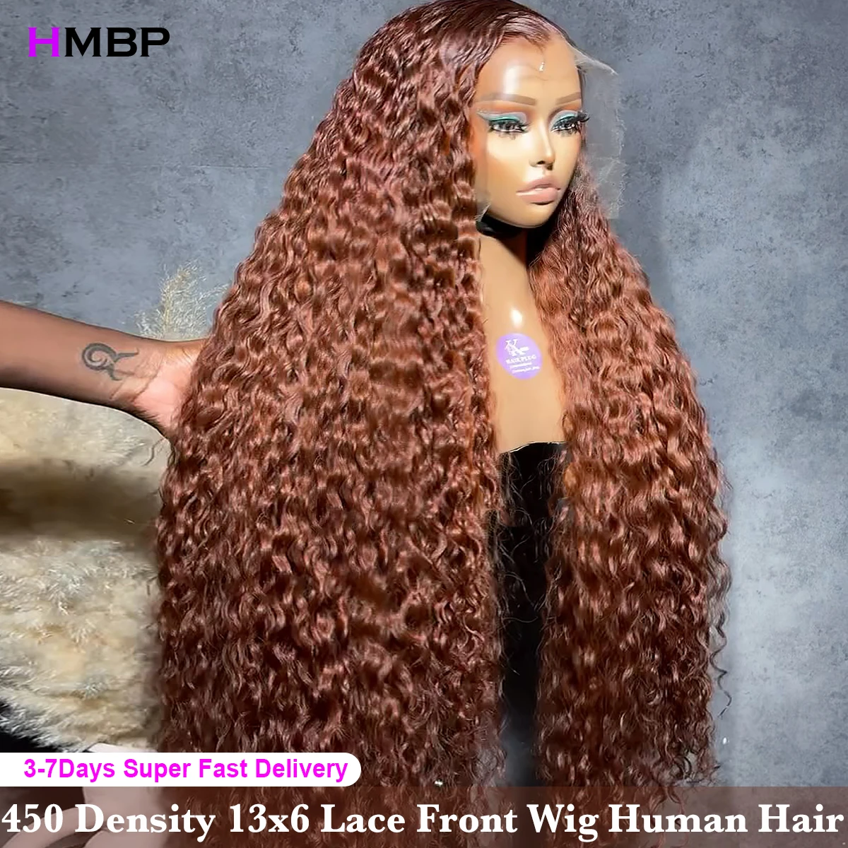 

Highlights Wear And Go Glueless Wigs Human Hair 450Density 13x6 Hd Lace Wig Human Hair Water Wave Brazilian Preplucked For Women